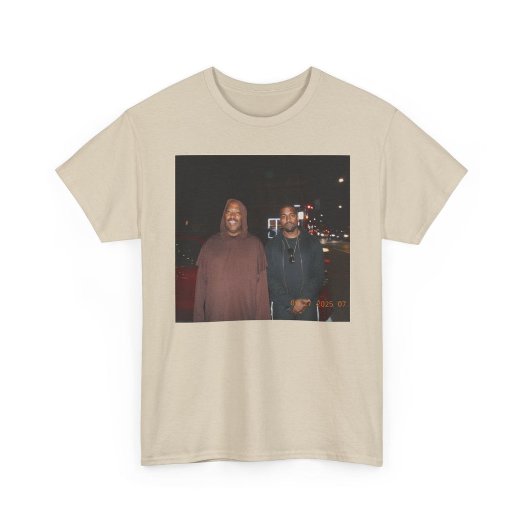 Photo Graphic Tee — Vintage Night Street Portrait T‑Shirt