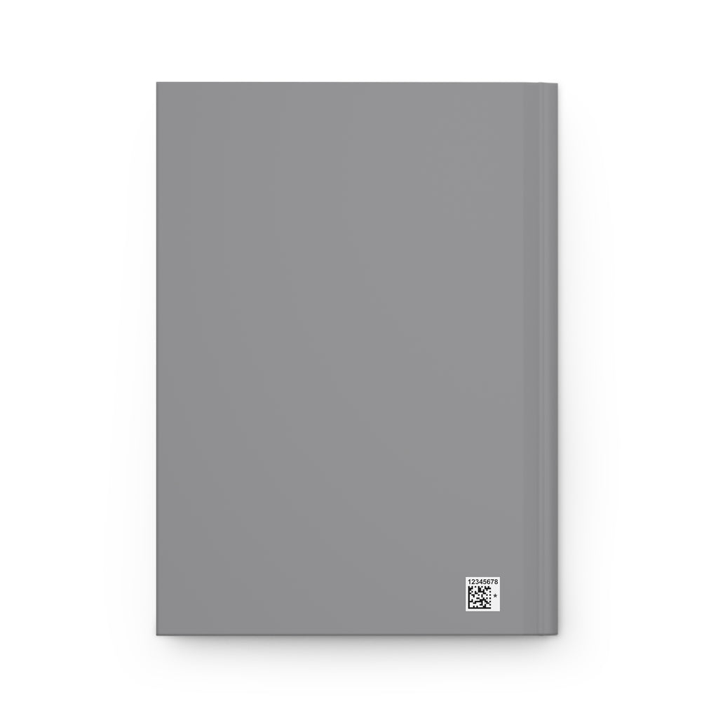 Hardcover Journal — Surreal Monochrome Portrait Notebook