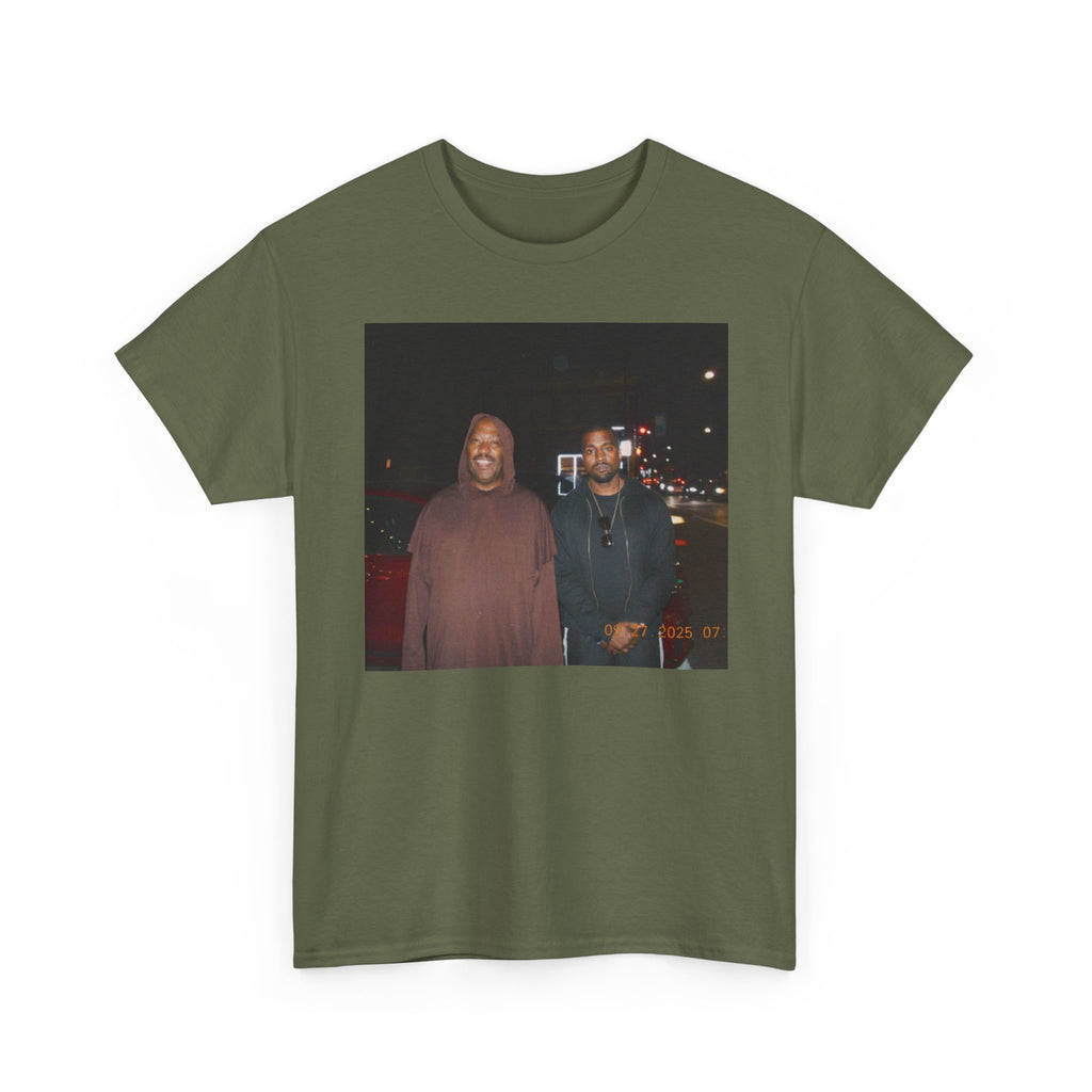 Photo Graphic Tee — Vintage Night Street Portrait T‑Shirt