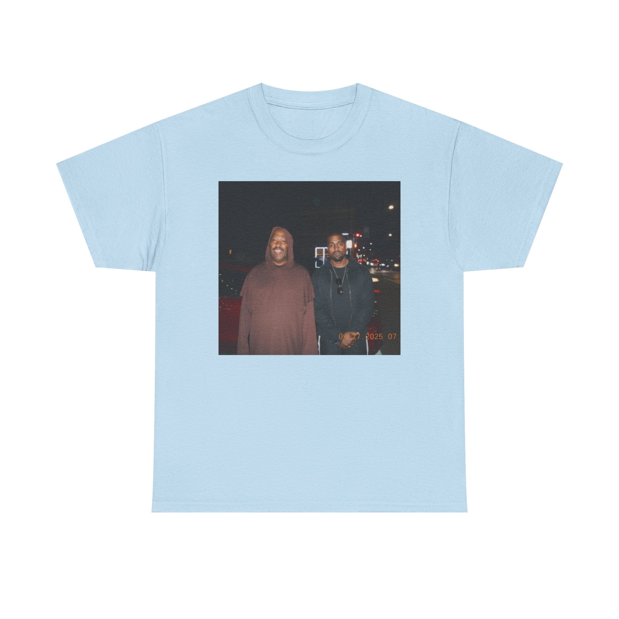 Photo Graphic Tee — Vintage Night Street Portrait T‑Shirt