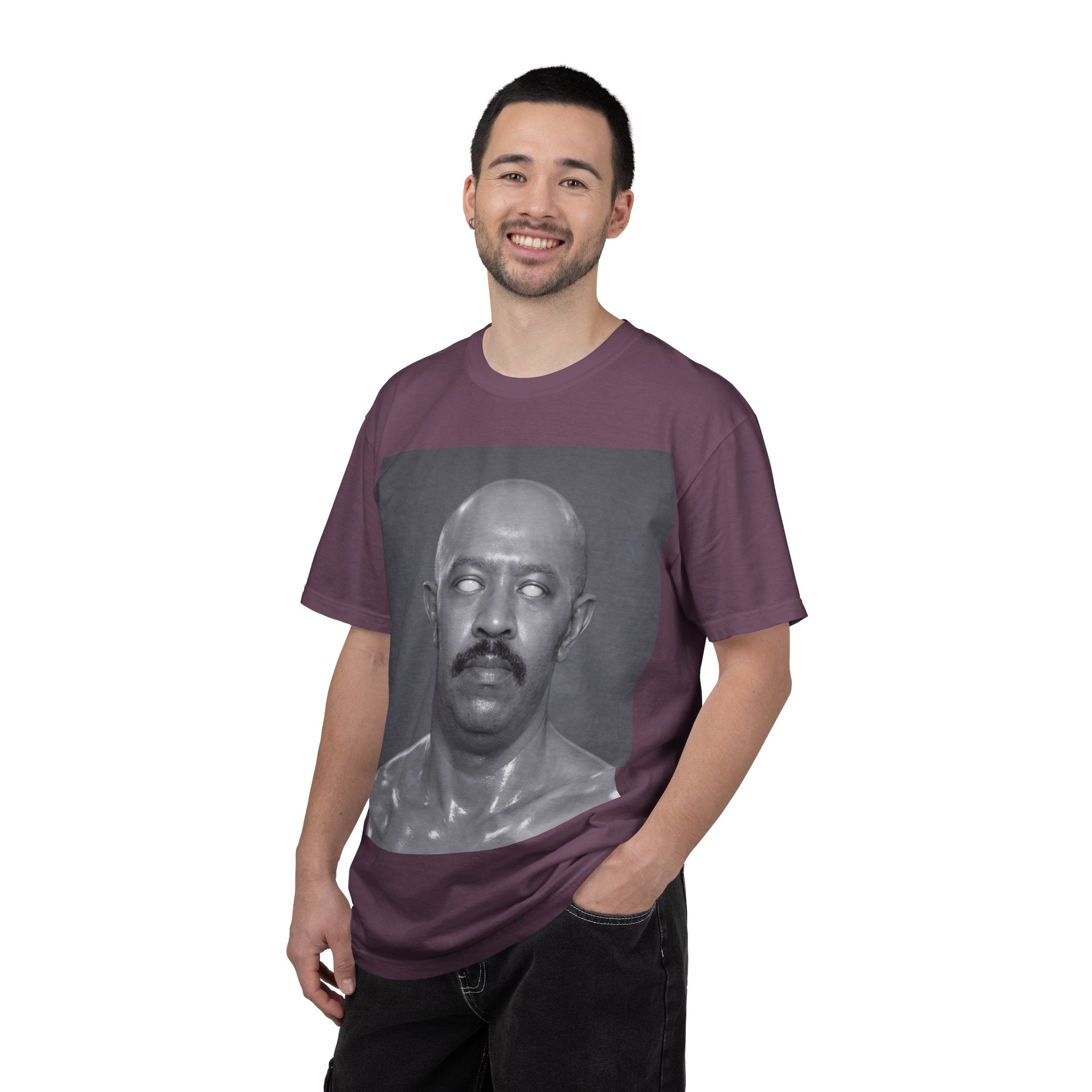 Graphic T-Shirt — Monochrome Surreal Portrait Tee