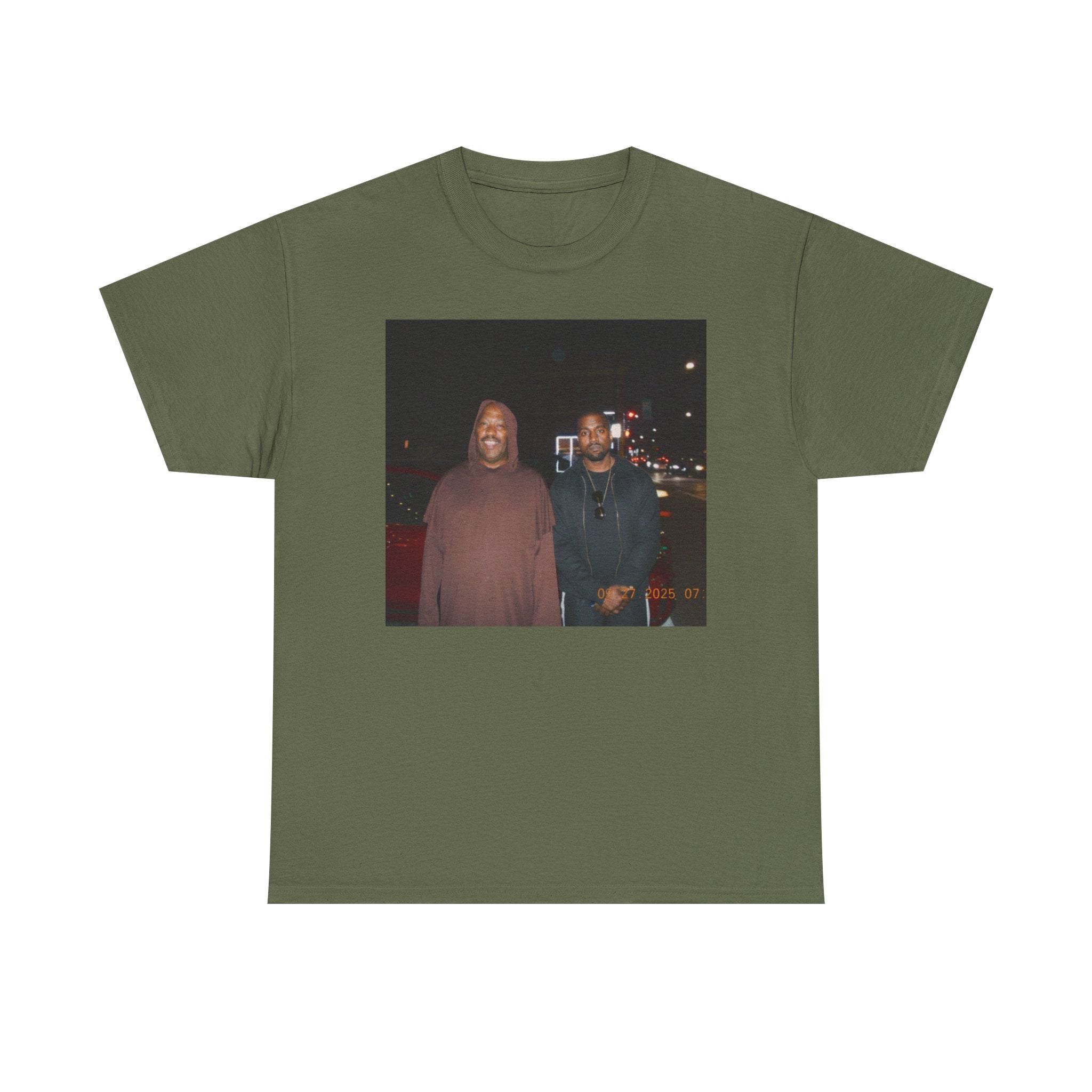 Photo Graphic Tee — Vintage Night Street Portrait T‑Shirt