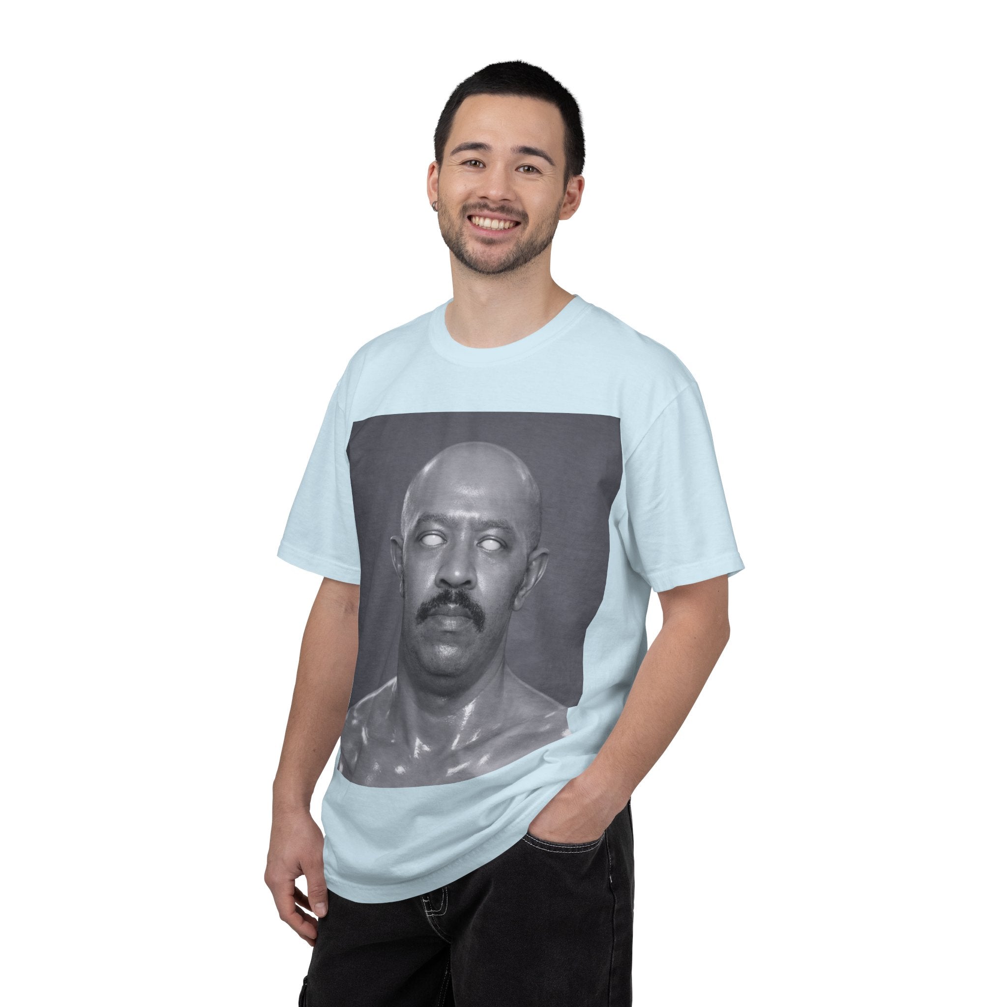 Graphic T-Shirt — Monochrome Surreal Portrait Tee