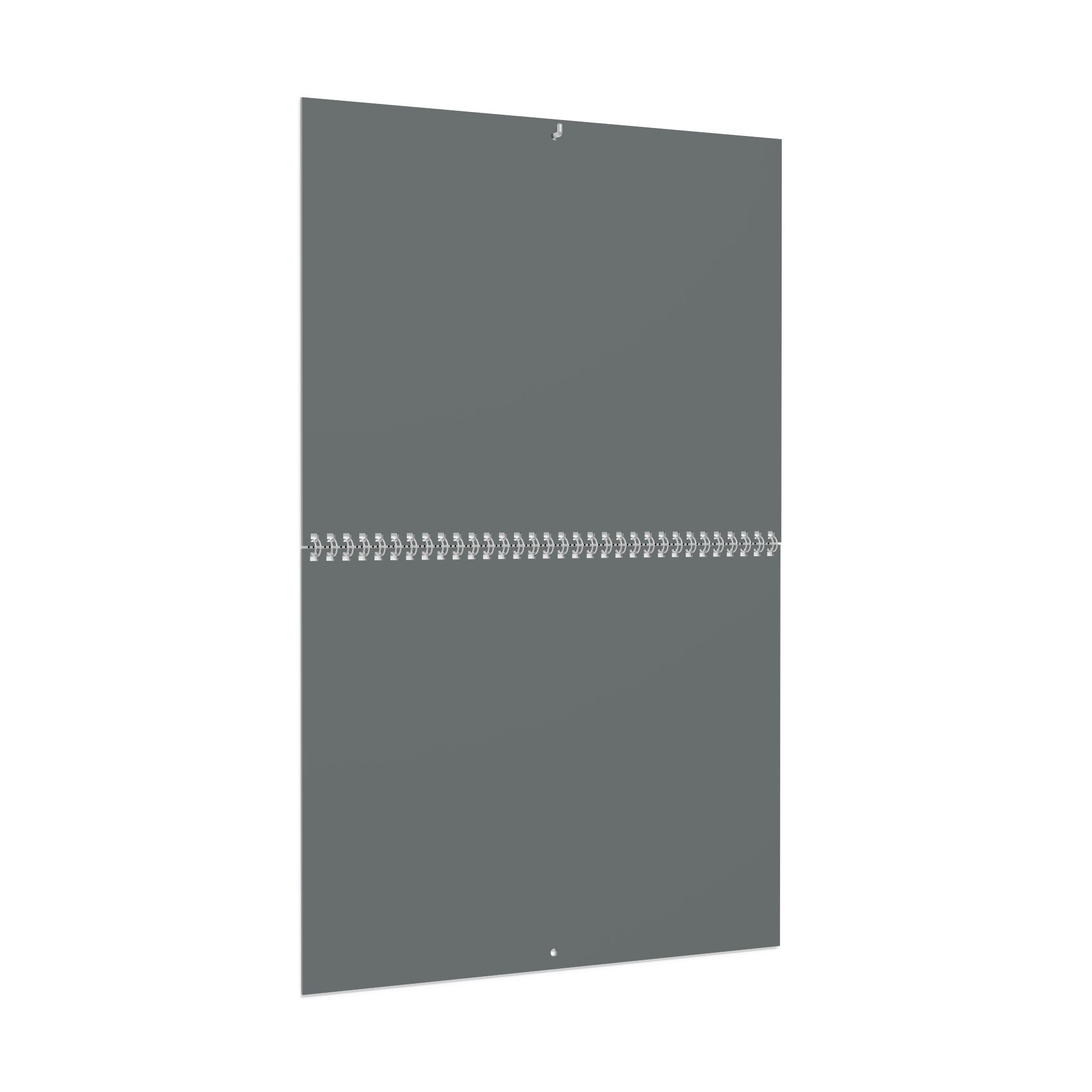 Minimal Slate Wall Calendar — Large Blank Monthly Planner