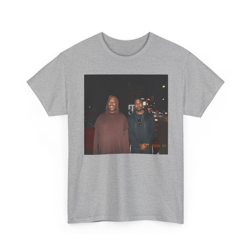 Photo Graphic Tee — Vintage Night Street Portrait T‑Shirt