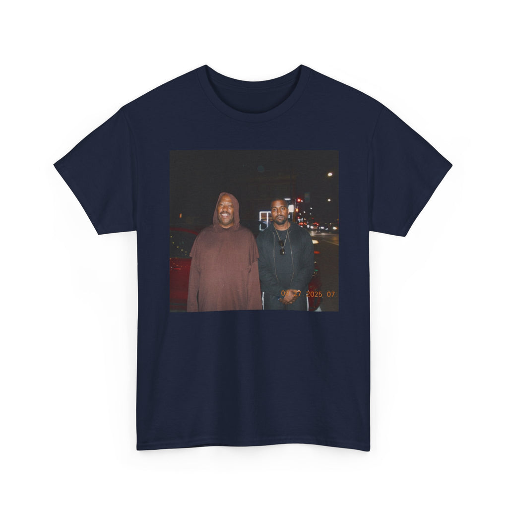 Photo Graphic Tee — Vintage Night Street Portrait T‑Shirt