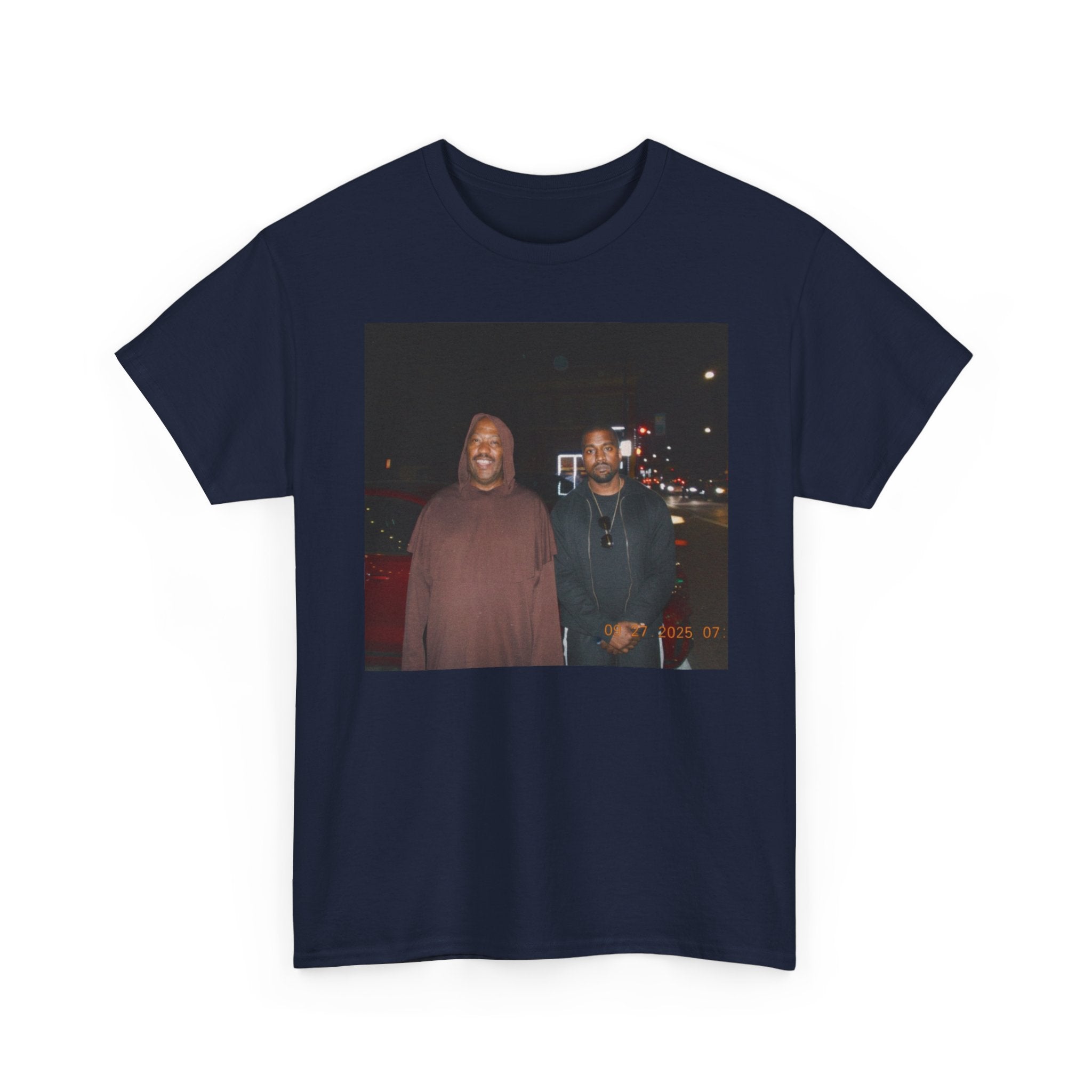 Photo Graphic Tee — Vintage Night Street Portrait T‑Shirt