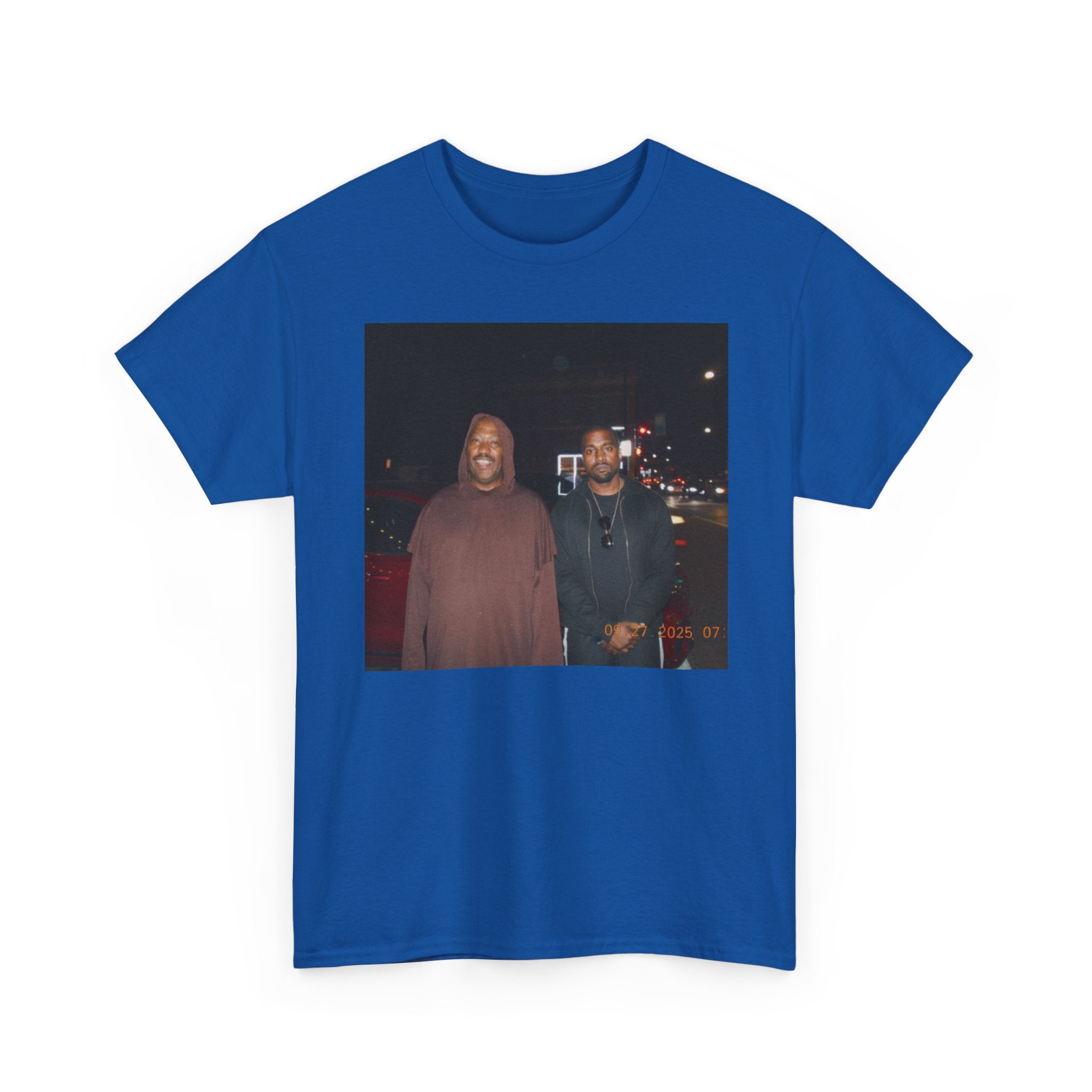 Photo Graphic Tee — Vintage Night Street Portrait T‑Shirt