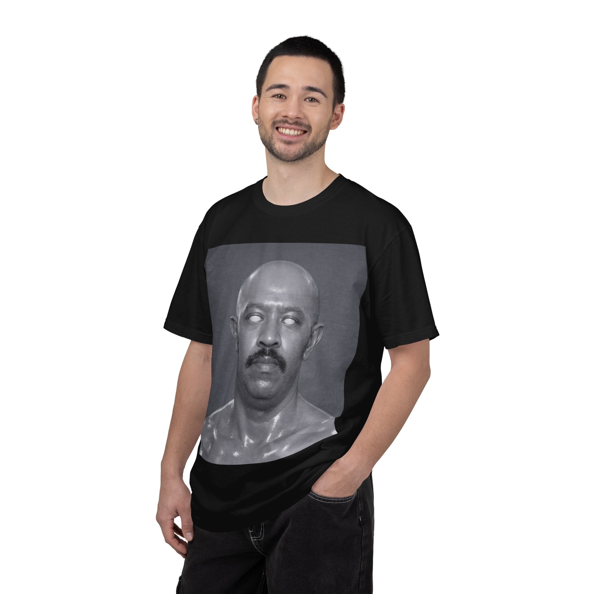 Graphic T-Shirt — Monochrome Surreal Portrait Tee