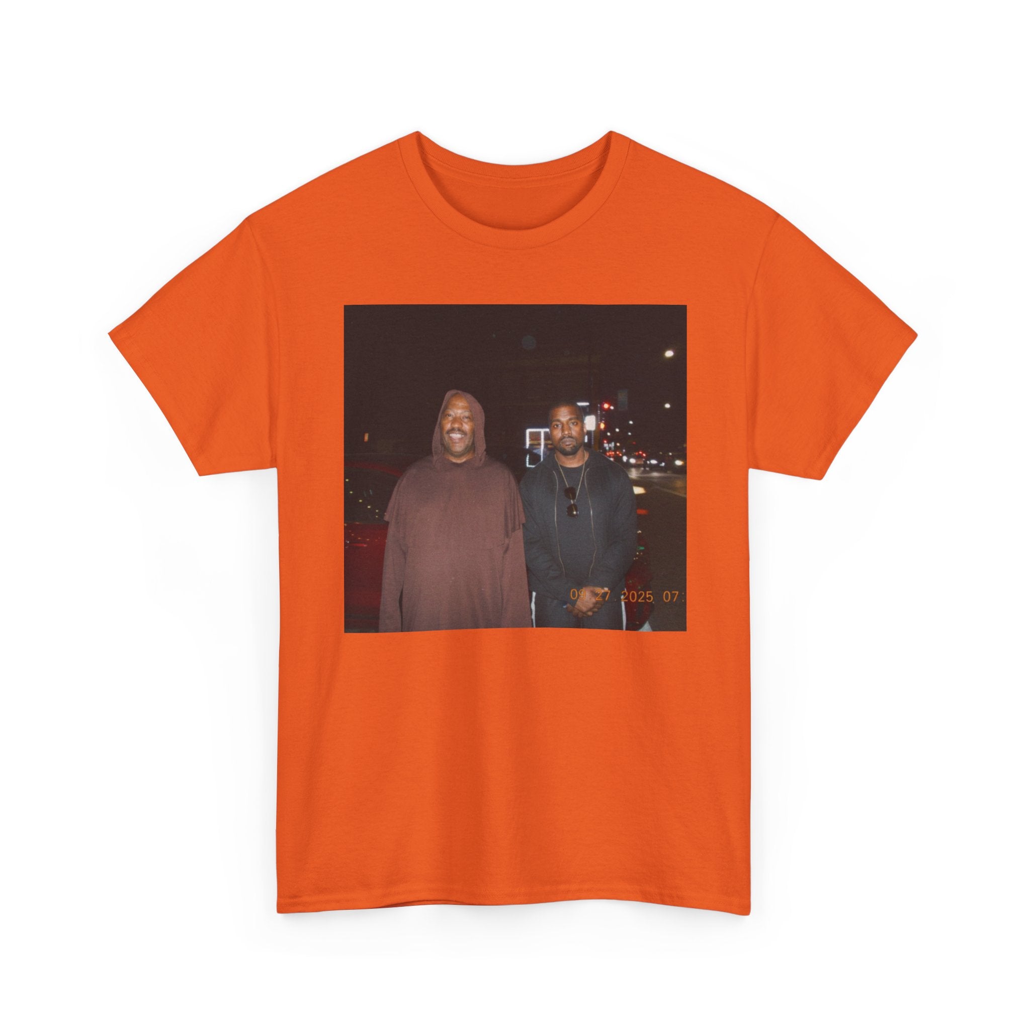 Photo Graphic Tee — Vintage Night Street Portrait T‑Shirt