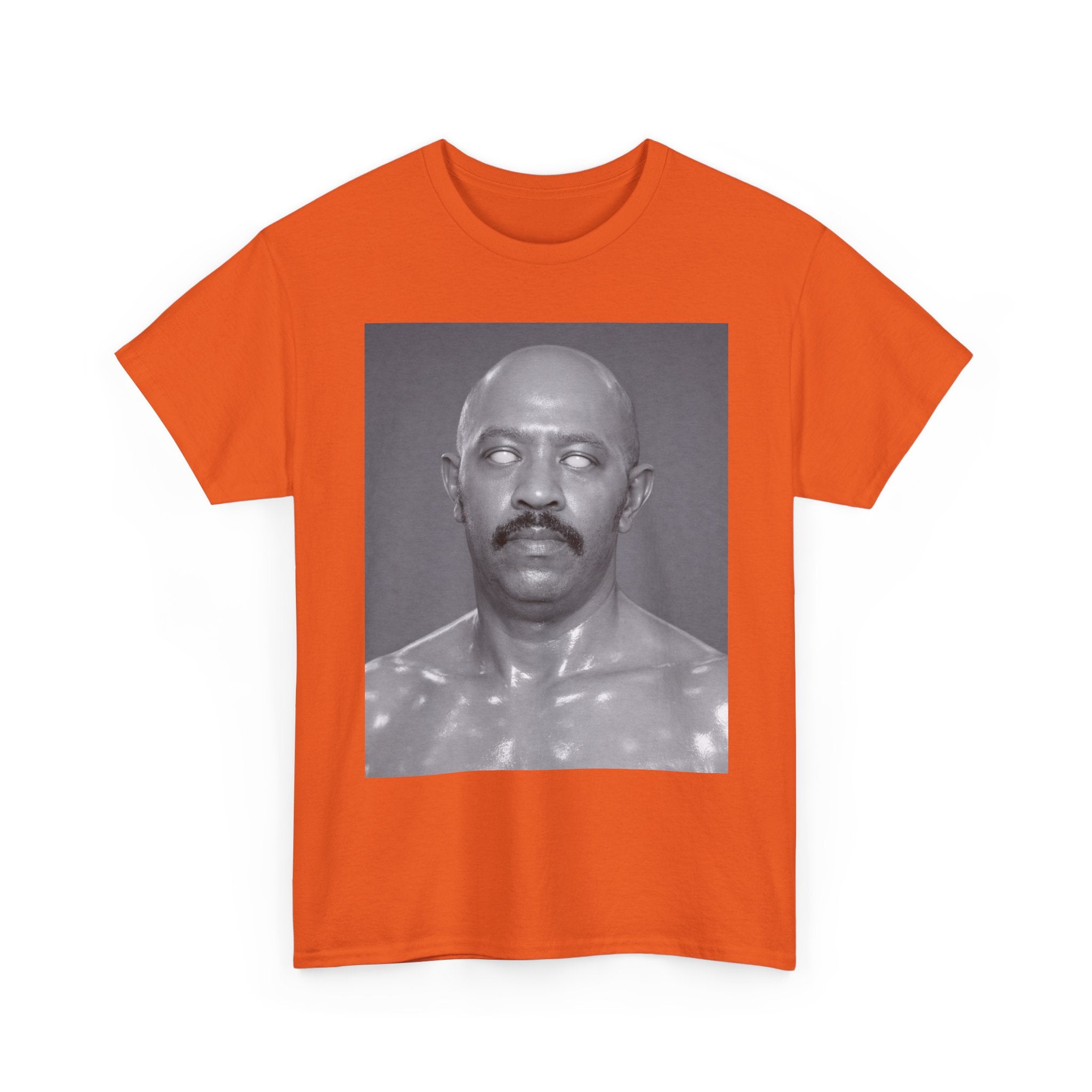 Graphic Tee — Retro Black & White Portrait Print