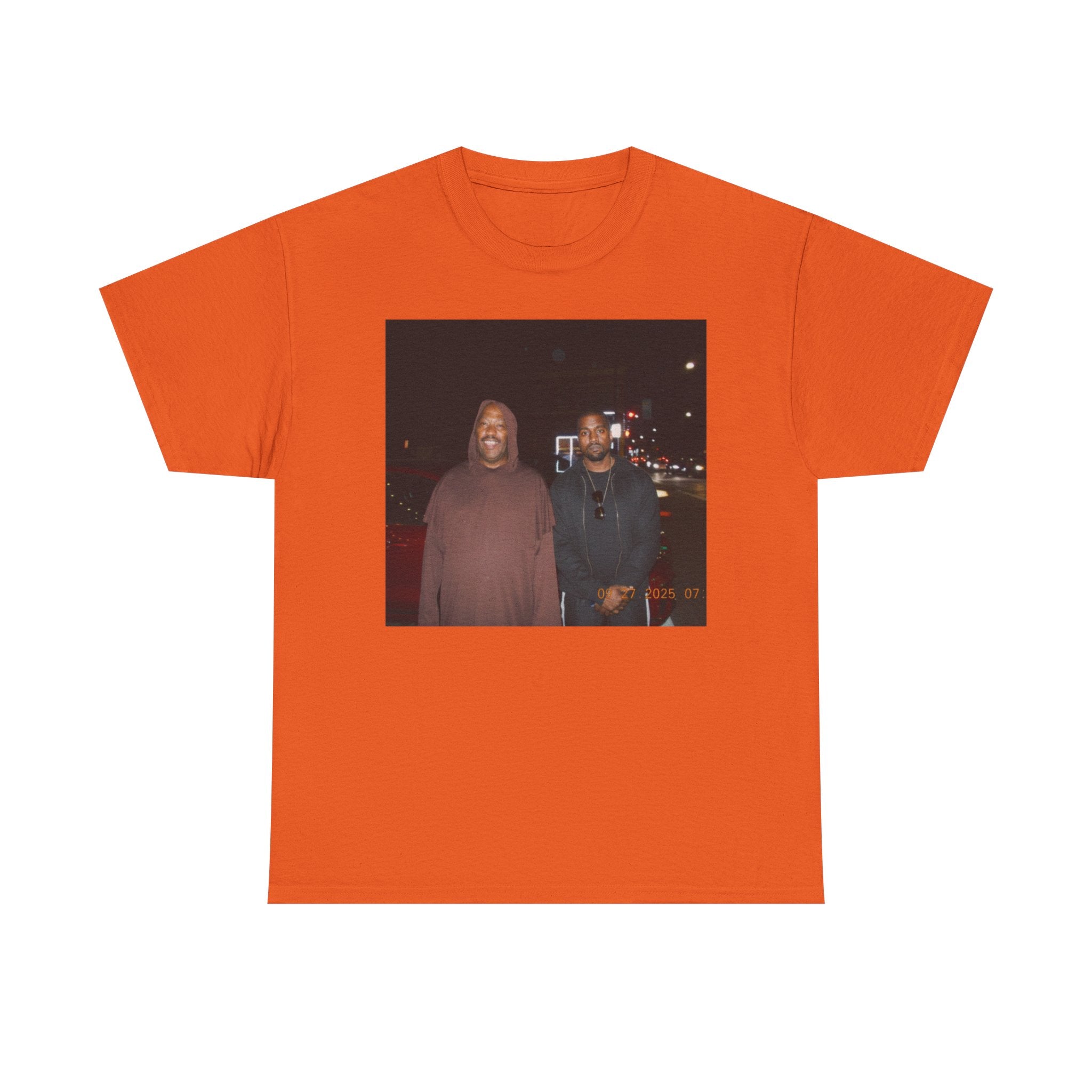 Photo Graphic Tee — Vintage Night Street Portrait T‑Shirt