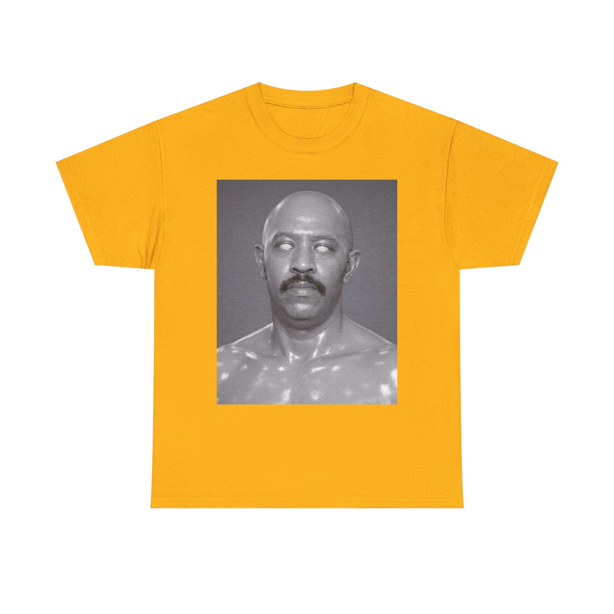 Graphic Tee — Retro Black & White Portrait Print