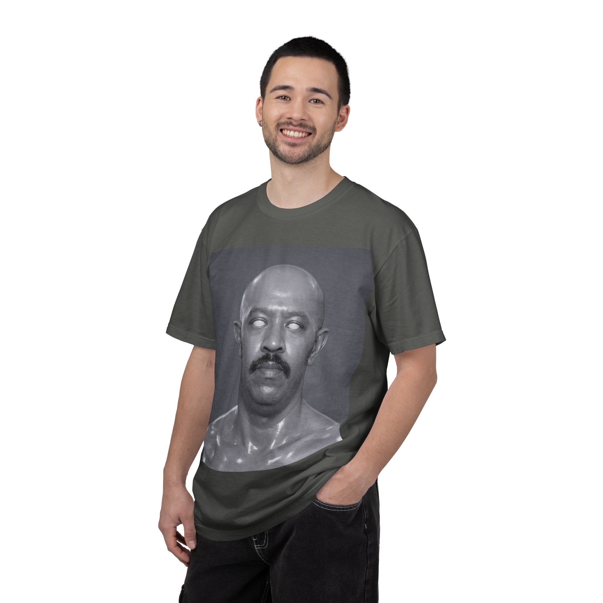 Graphic T-Shirt — Monochrome Surreal Portrait Tee