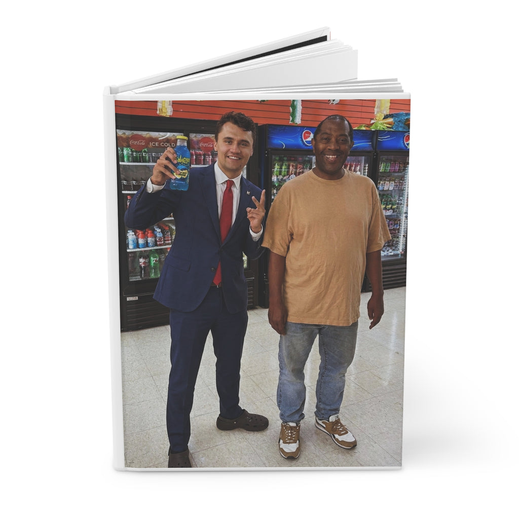 Photo Cover Hardcover Journal — Candid Store Portrait Notebook
