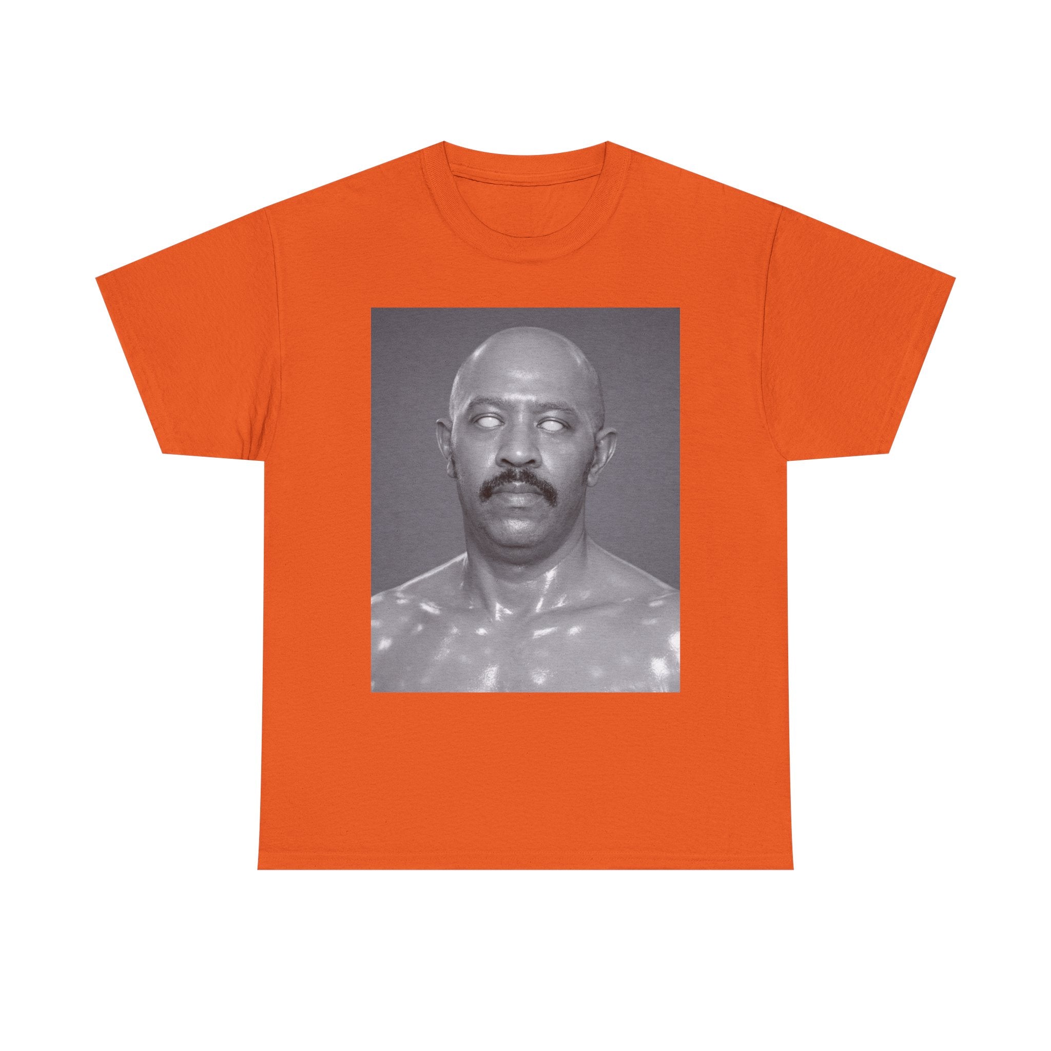 Graphic Tee — Retro Black & White Portrait Print