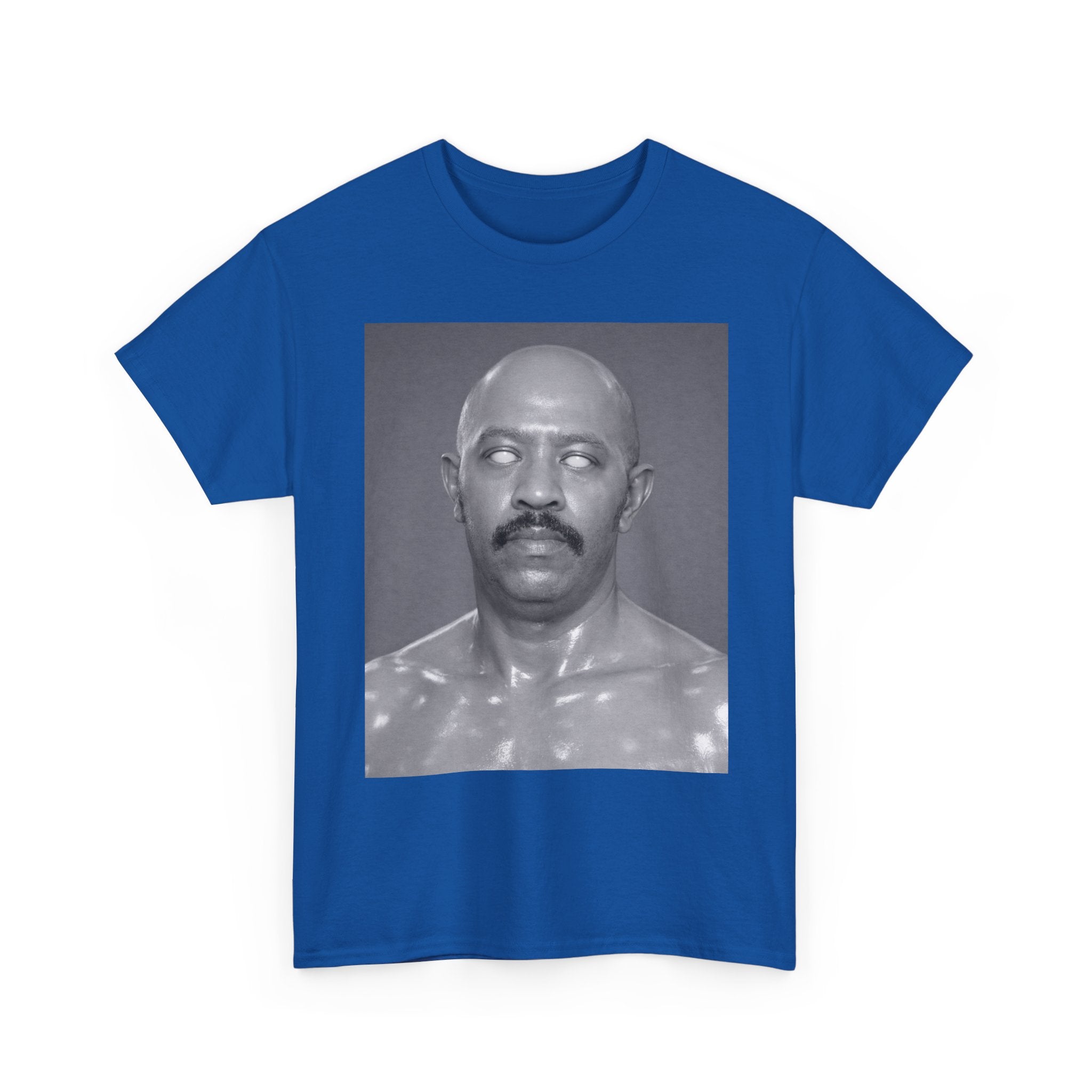 Graphic Tee — Retro Black & White Portrait Print