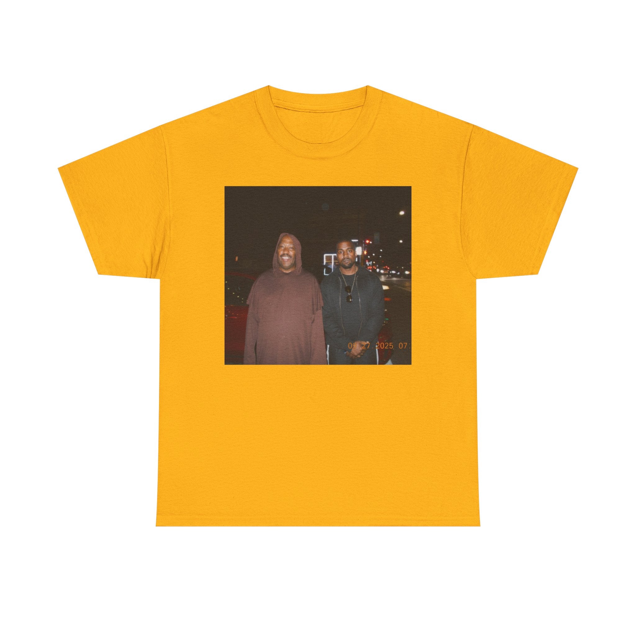 Photo Graphic Tee — Vintage Night Street Portrait T‑Shirt