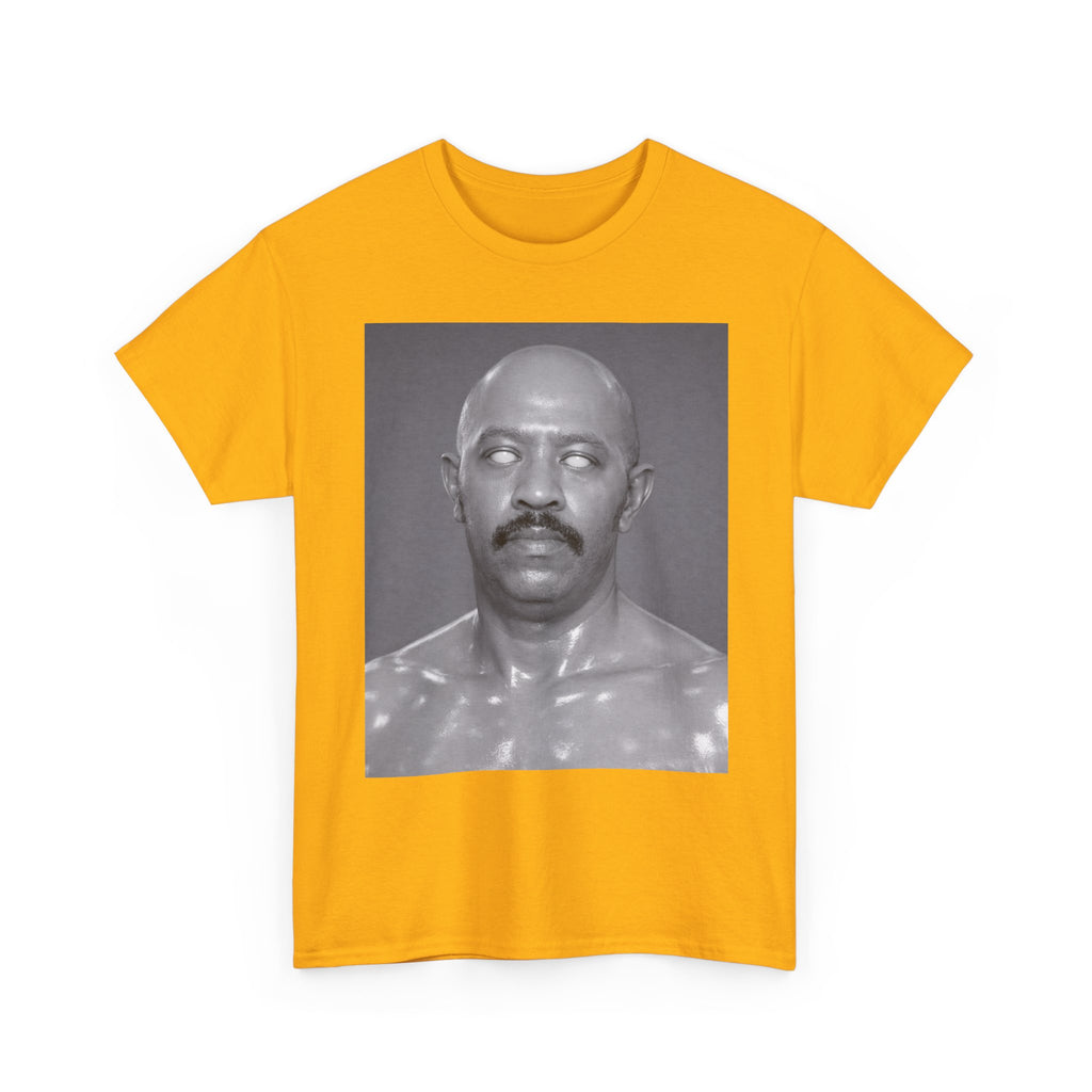 Graphic Tee — Retro Black & White Portrait Print