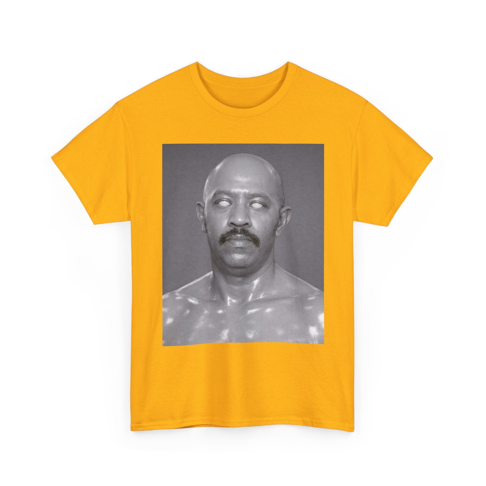 Graphic Tee — Retro Black & White Portrait Print