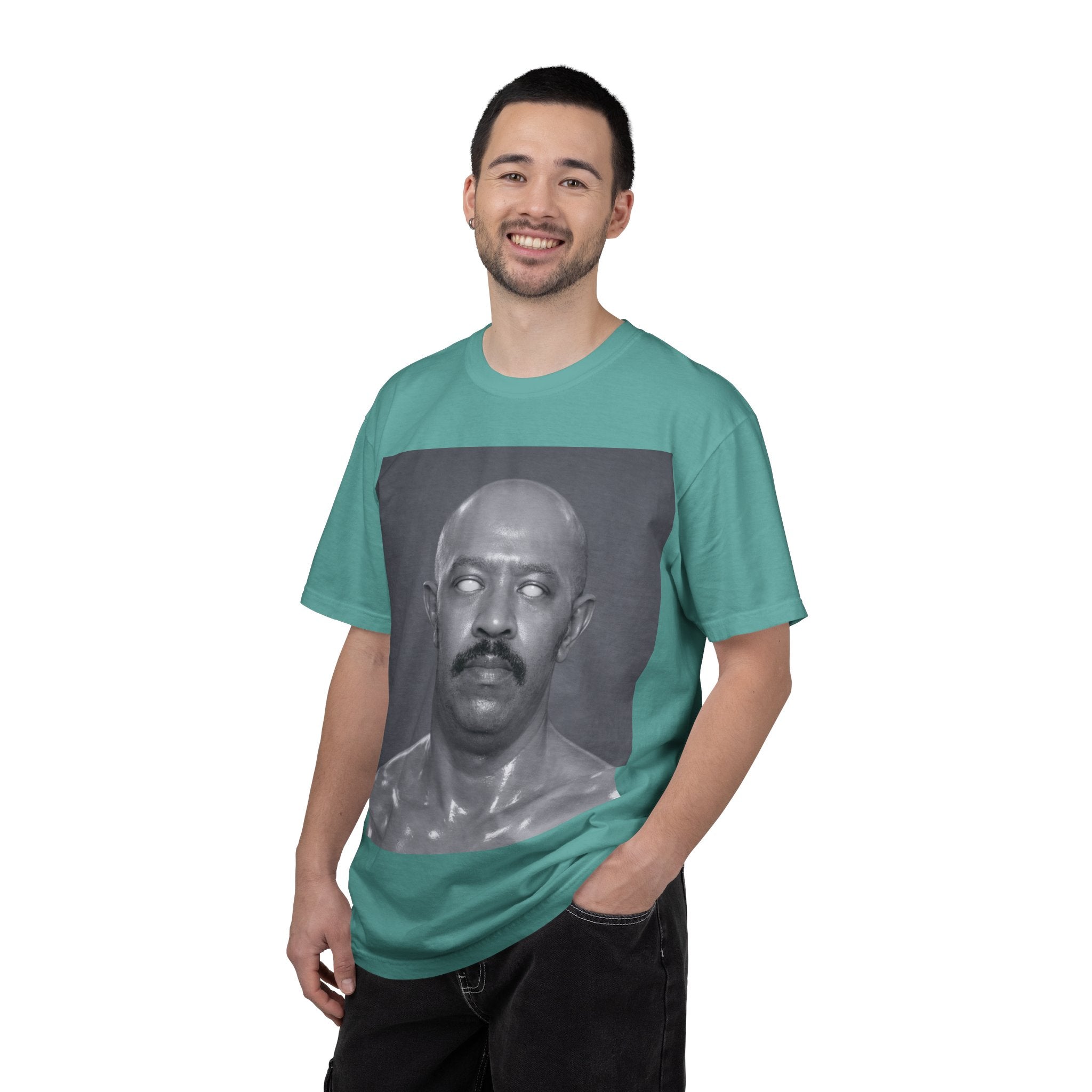 Graphic T-Shirt — Monochrome Surreal Portrait Tee