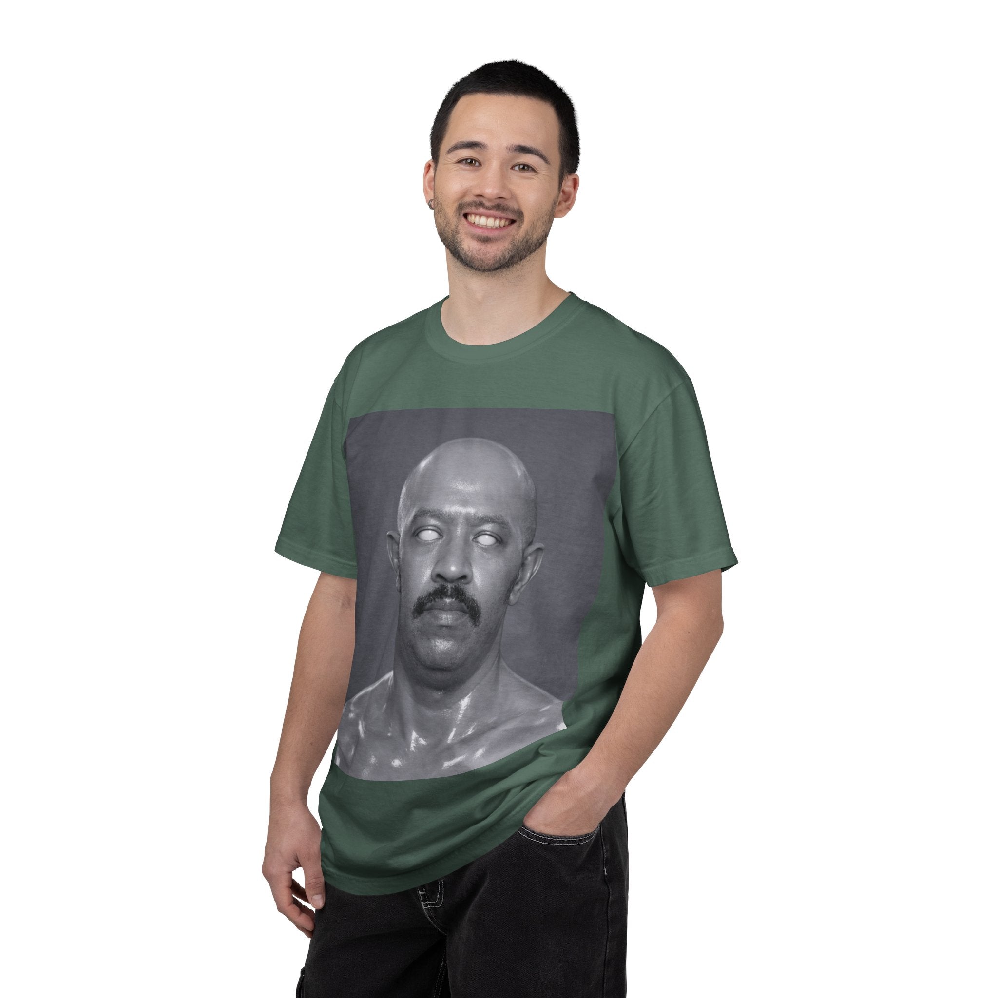 Graphic T-Shirt — Monochrome Surreal Portrait Tee