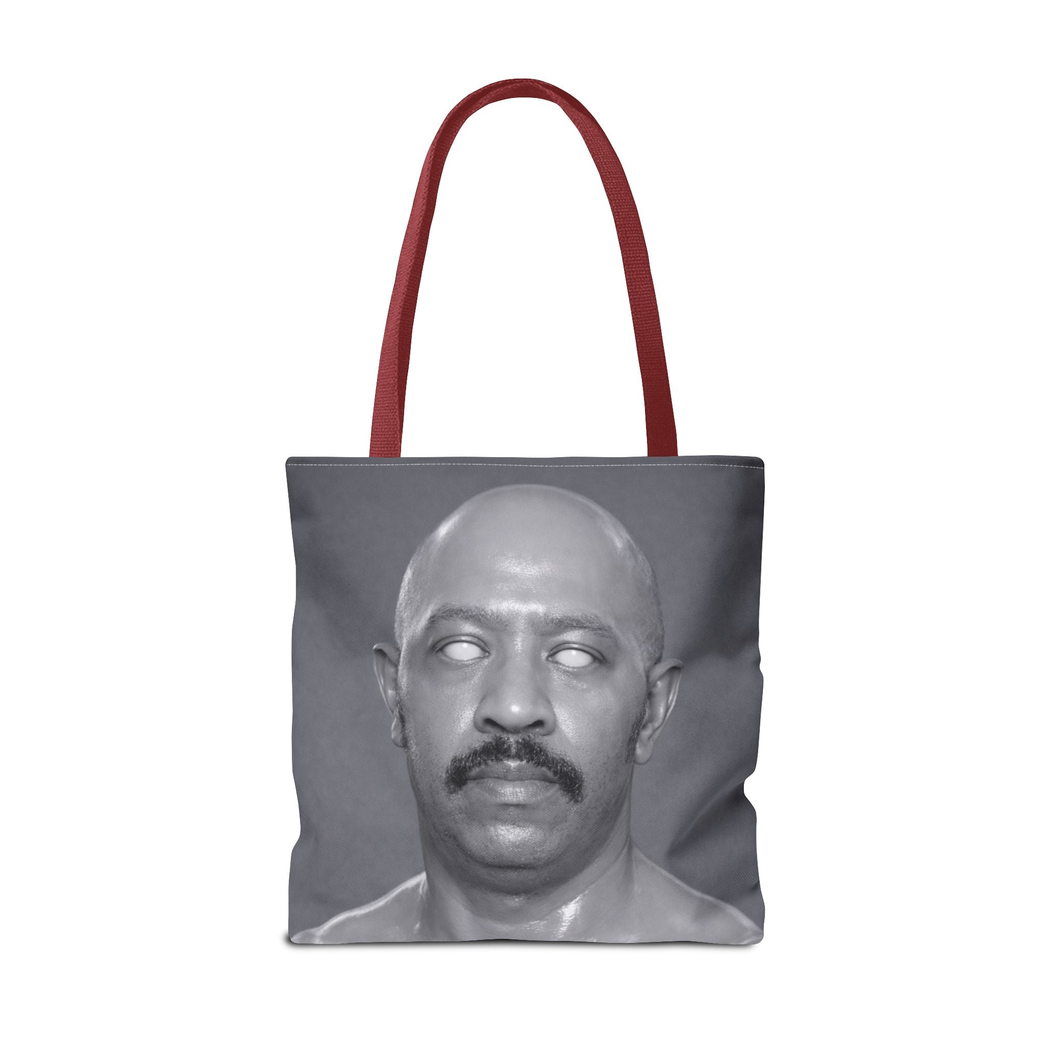 Spooky Vintage Portrait Tote Bag – Retro Ghost-Eyes Novelty Tote