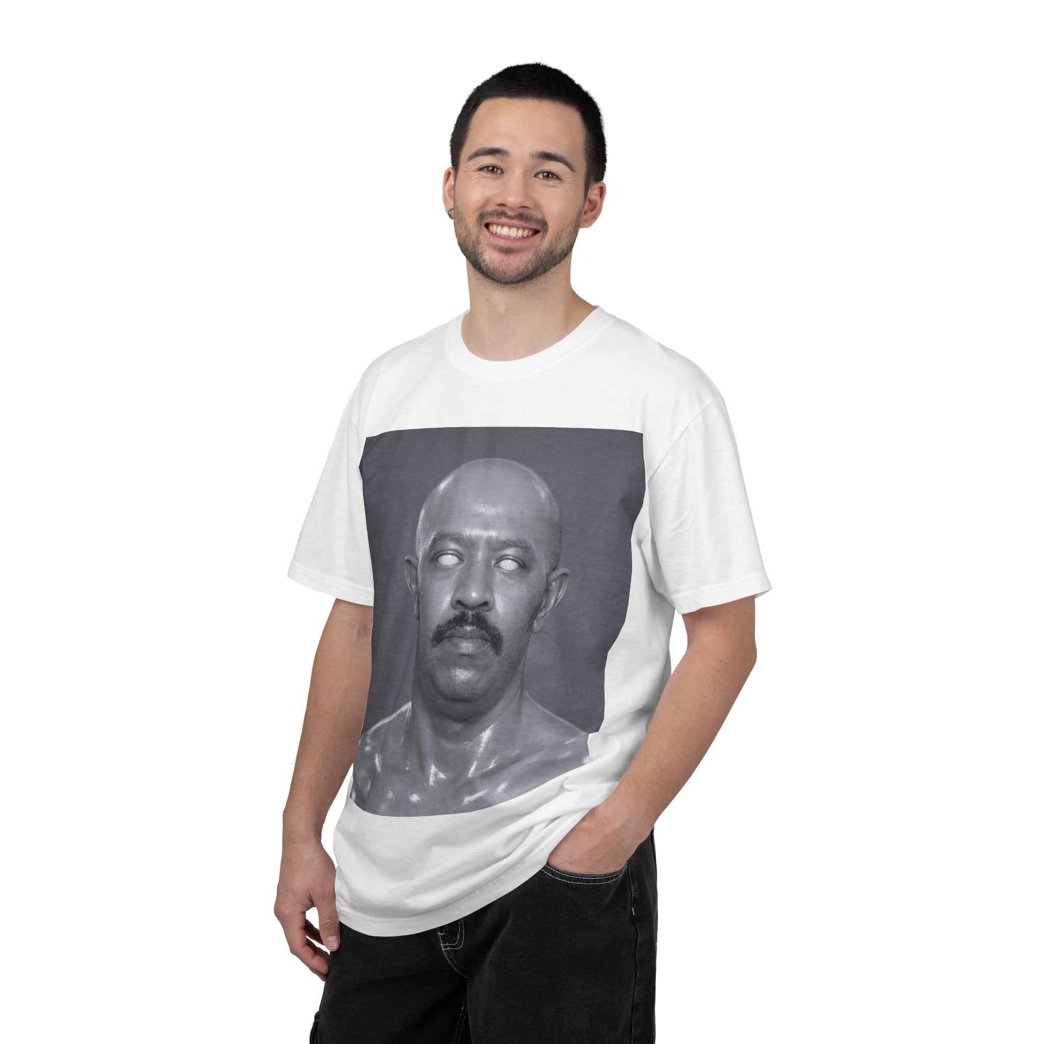 Graphic T-Shirt — Monochrome Surreal Portrait Tee