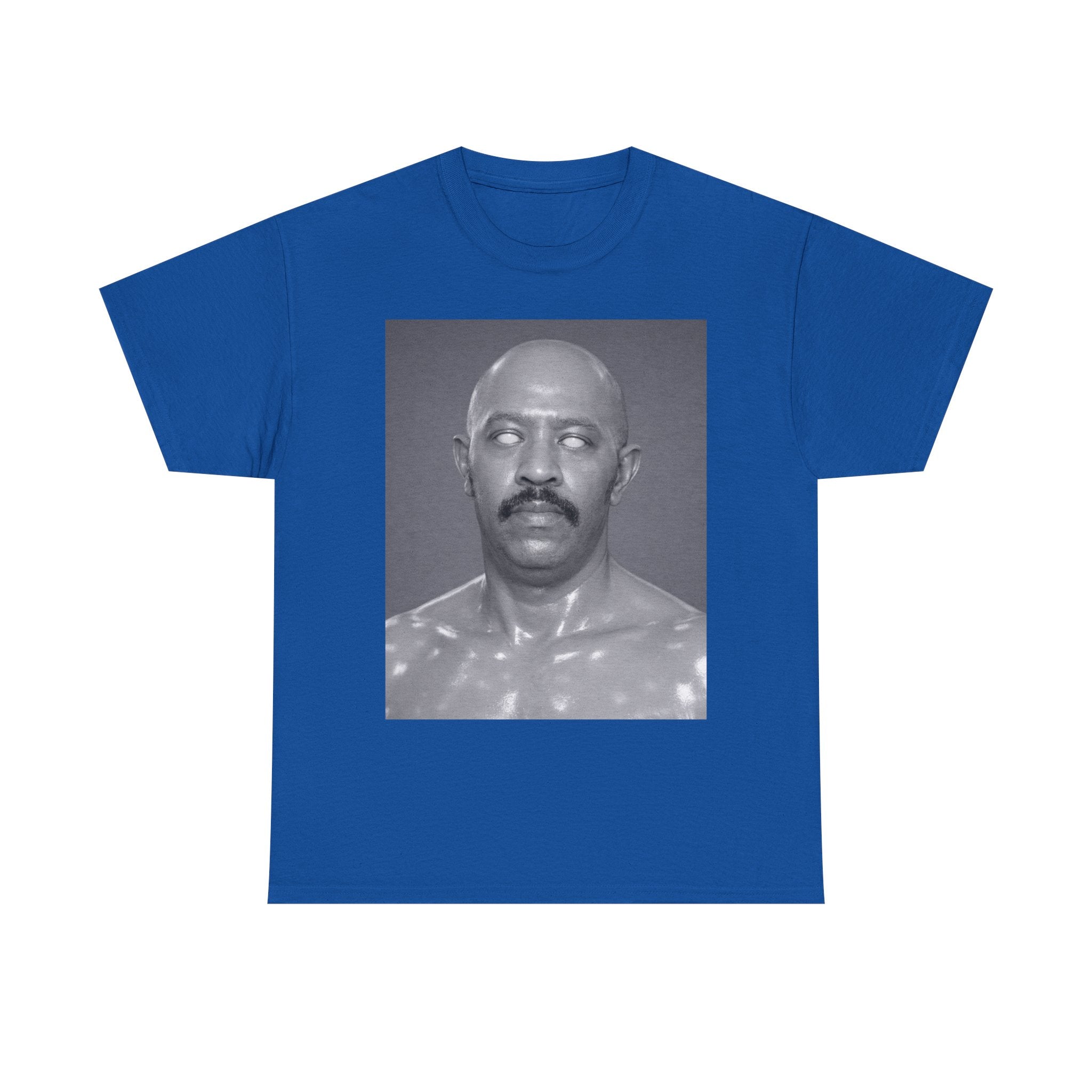 Graphic Tee — Retro Black & White Portrait Print