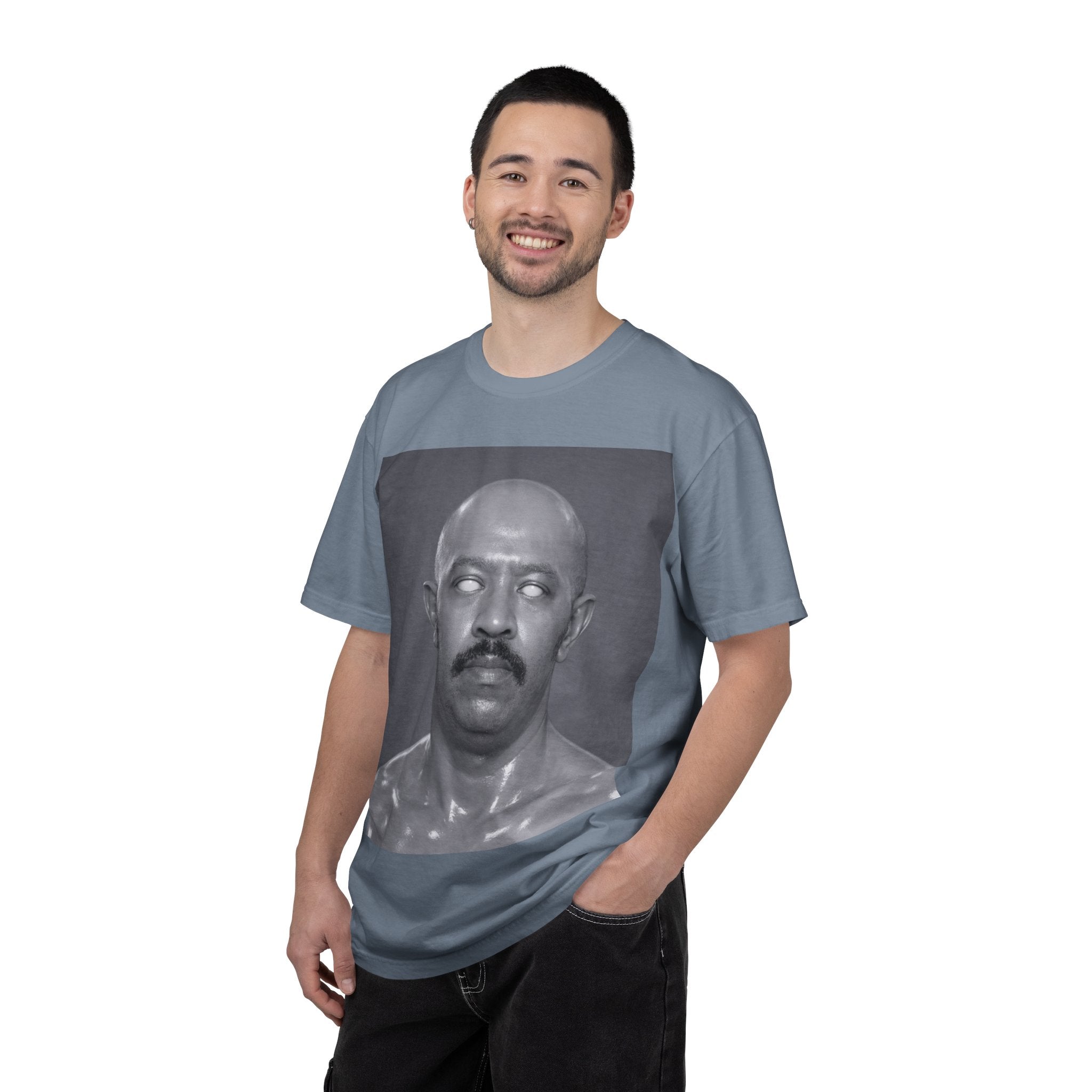 Graphic T-Shirt — Monochrome Surreal Portrait Tee