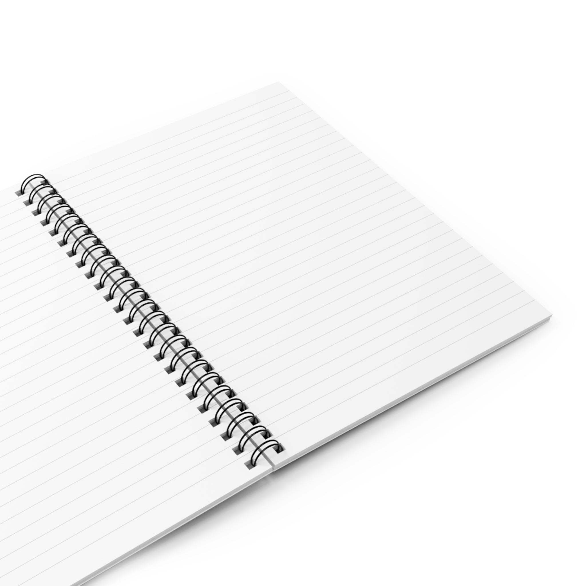 Spiral Notebook — Surreal Monochrome Portrait Journal