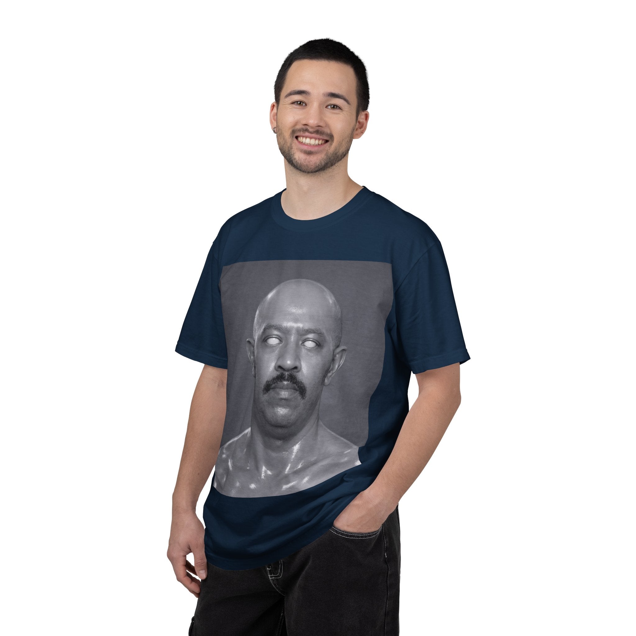Graphic T-Shirt — Monochrome Surreal Portrait Tee