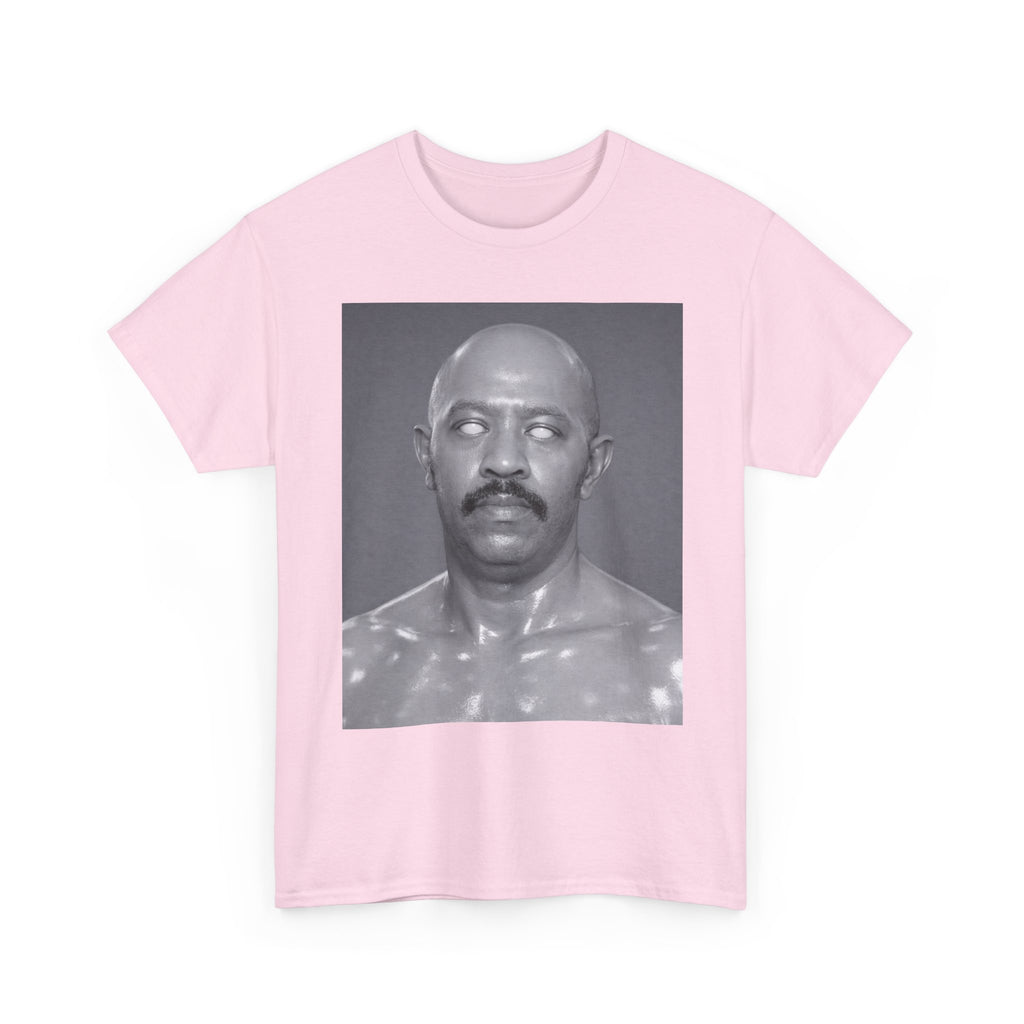 Graphic Tee — Retro Black & White Portrait Print