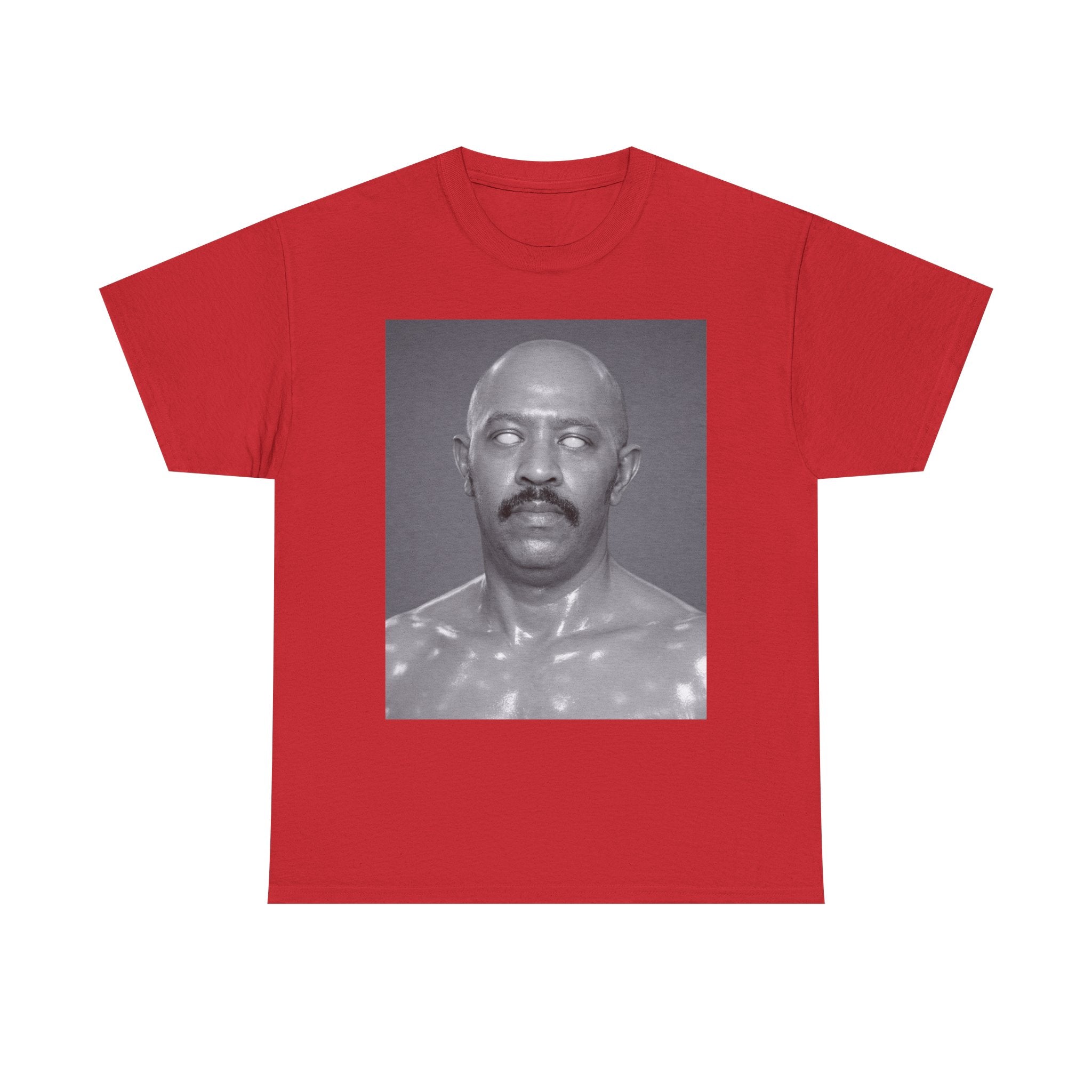 Graphic Tee — Retro Black & White Portrait Print