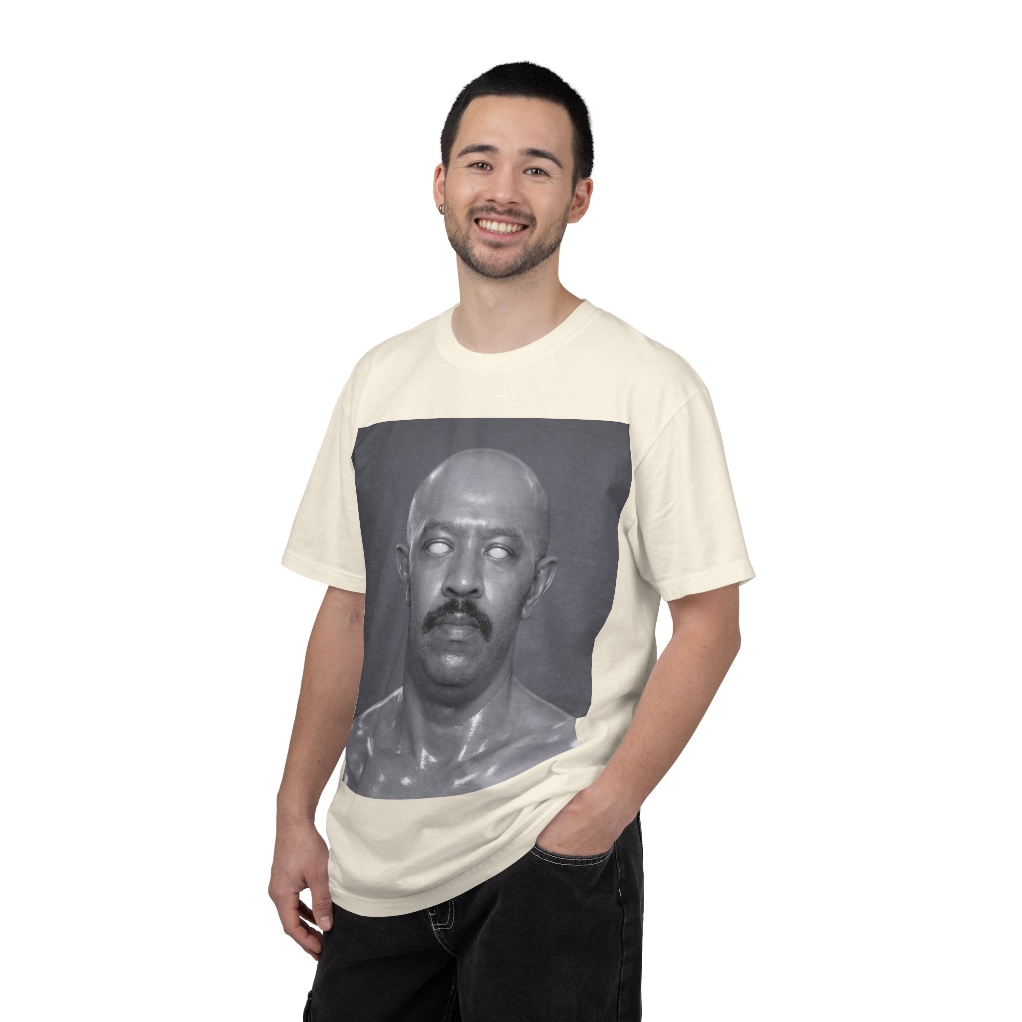 Graphic T-Shirt — Monochrome Surreal Portrait Tee