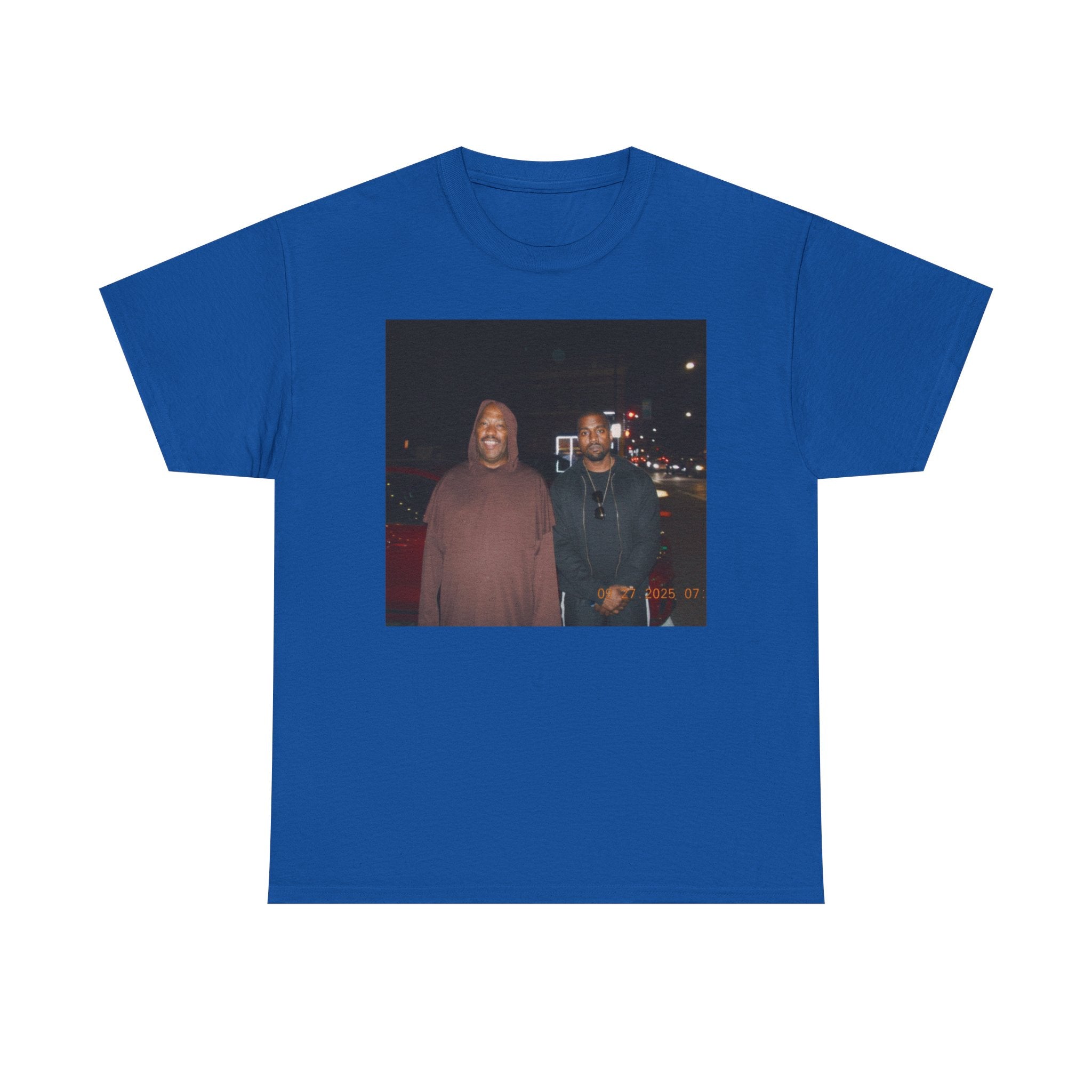 Photo Graphic Tee — Vintage Night Street Portrait T‑Shirt