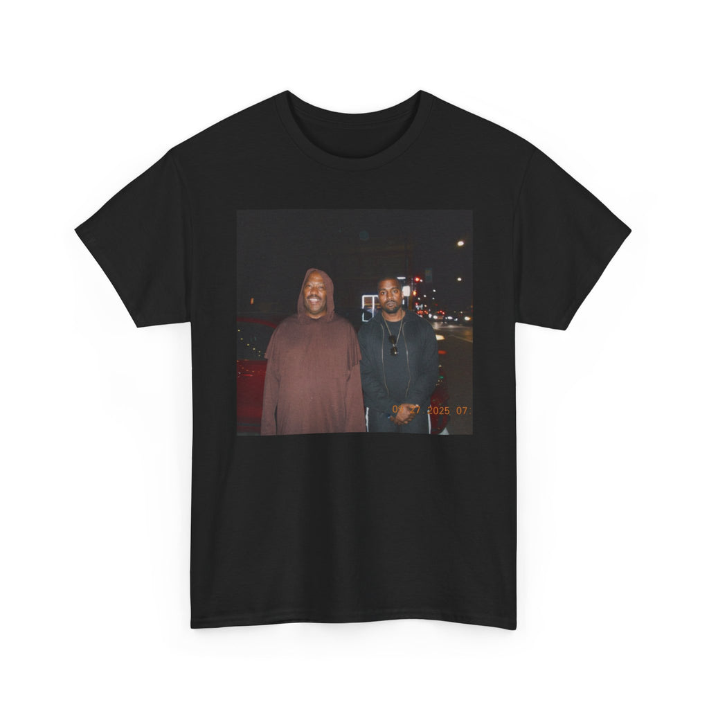 Photo Graphic Tee — Vintage Night Street Portrait T‑Shirt