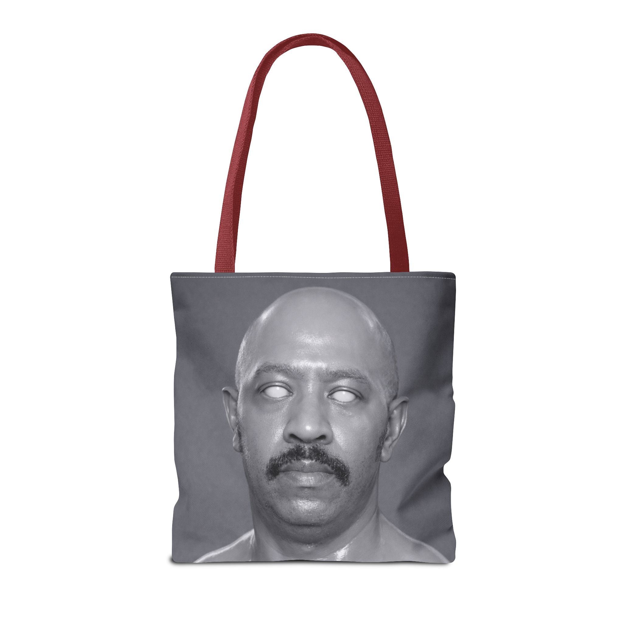 Spooky Vintage Portrait Tote Bag – Retro Ghost-Eyes Novelty Tote
